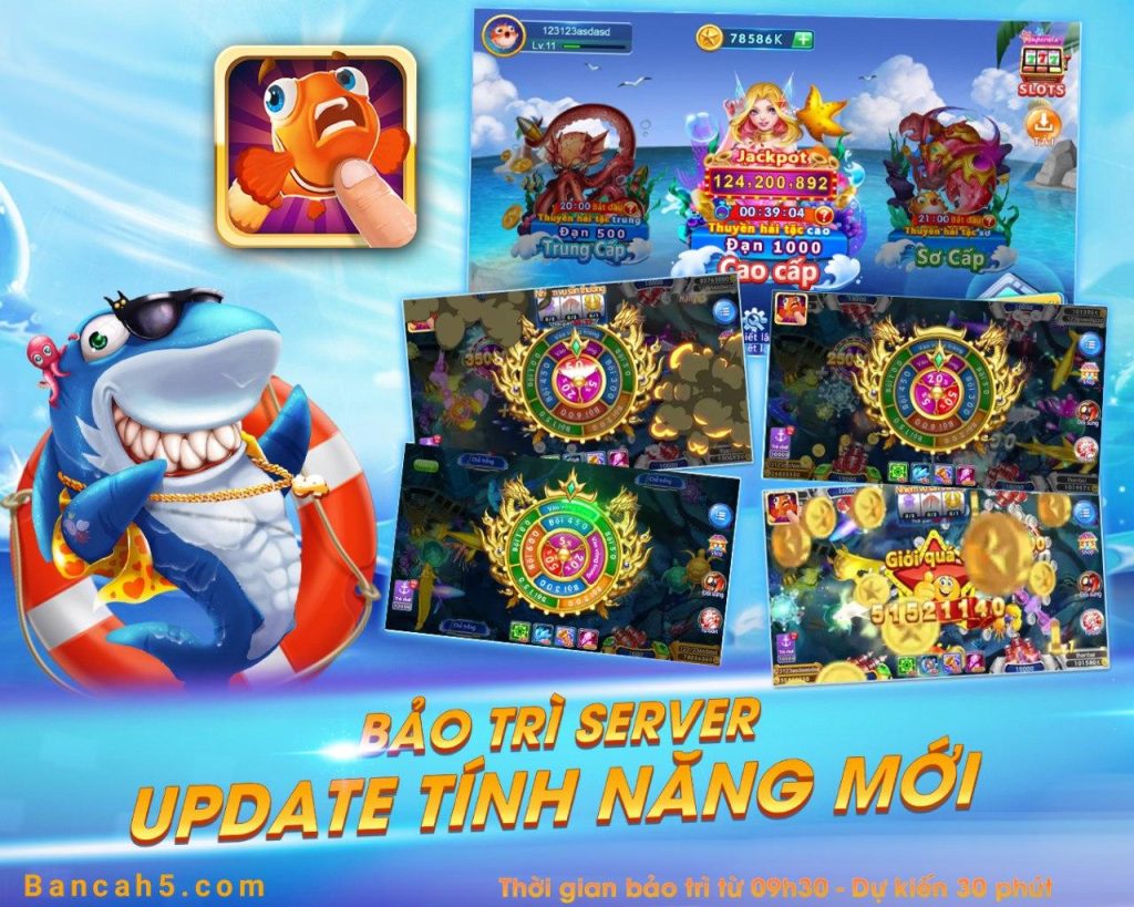 Bancah5 – Cổng game bắn cá siêu đỉnh Đến với bancah5 người chơi không thể bỏ qua kho khuyến mãi cực sốc