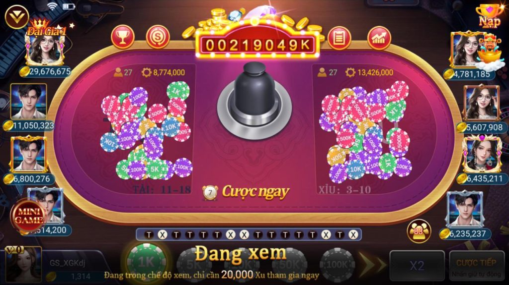 Top app tài xỉu giúp bạn x3 tài khoản của mình Nên rút trên 50% số tiền từ tài khoản game, vừa tiện lợi lại hạn chế được việc tiêu quá tay nếu chẳng may chơi quá nhiều