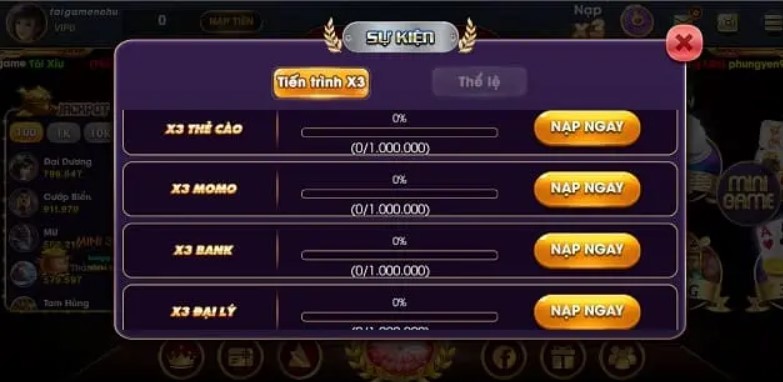 Bet68 - Lạc vào chốn thiên đường game bài 3 Ưu đãi khi nạp thẻ