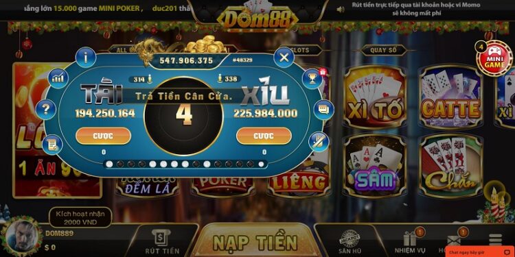 Dom88 – Cổng game Vip trên thị trường trò chơi quốc tế Hình thức cá cược hợp lý, công bằng, minh bạch