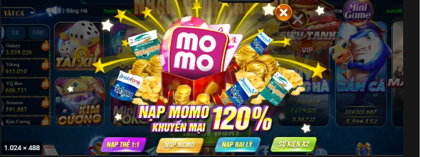 Ben vip - Chơi giải trí, nhận quà như ý 2022 4 Ben vip đã chính thức tích hợp ví điện tử Momo