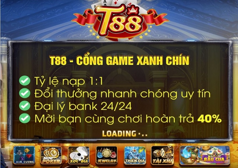 T88 - Nơi thể hiện đẳng cấp game bài sân chơi lôi cuốn 5 t88 tổng hợp các thể loại game đổi thưởng được người chơi yêu thích nhất