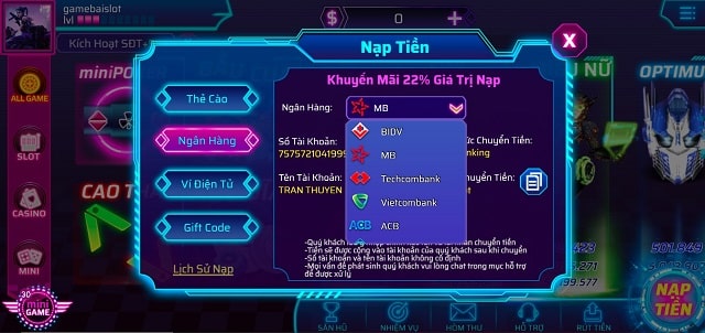 Sky Club – Nơi cảm xúc thắng hoa, mang tiền về đầy túi 4 Quy trình nạp rút tại Sky Club hiện nay được xử lý vô cùng nhanh chóng