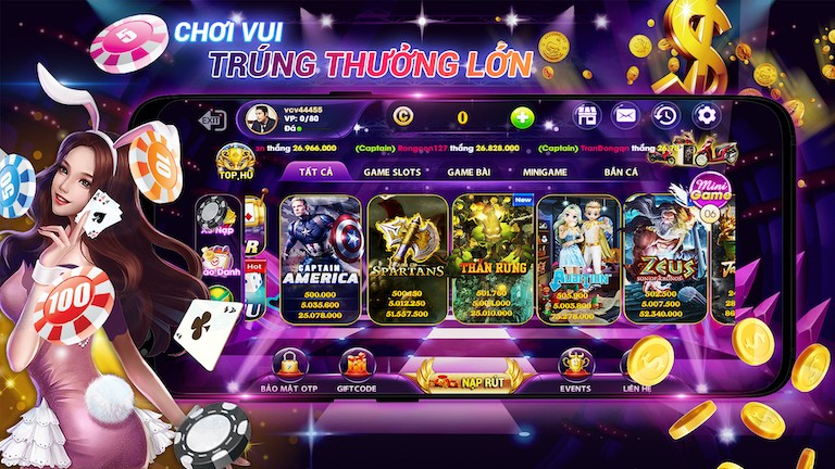 Vip79 - Siêu vip siêu đổi thưởng 2 Cổng game của Vip79 được đánh giá rất cao về mặt thiết kế và âm thanh