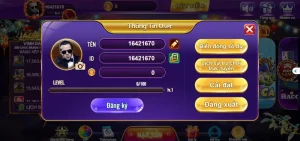 Chọn thông tin user và nhập đầy đủ thông tin