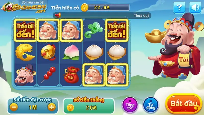 Thần Tài đến 68 game bài có mức săn thưởng lớn